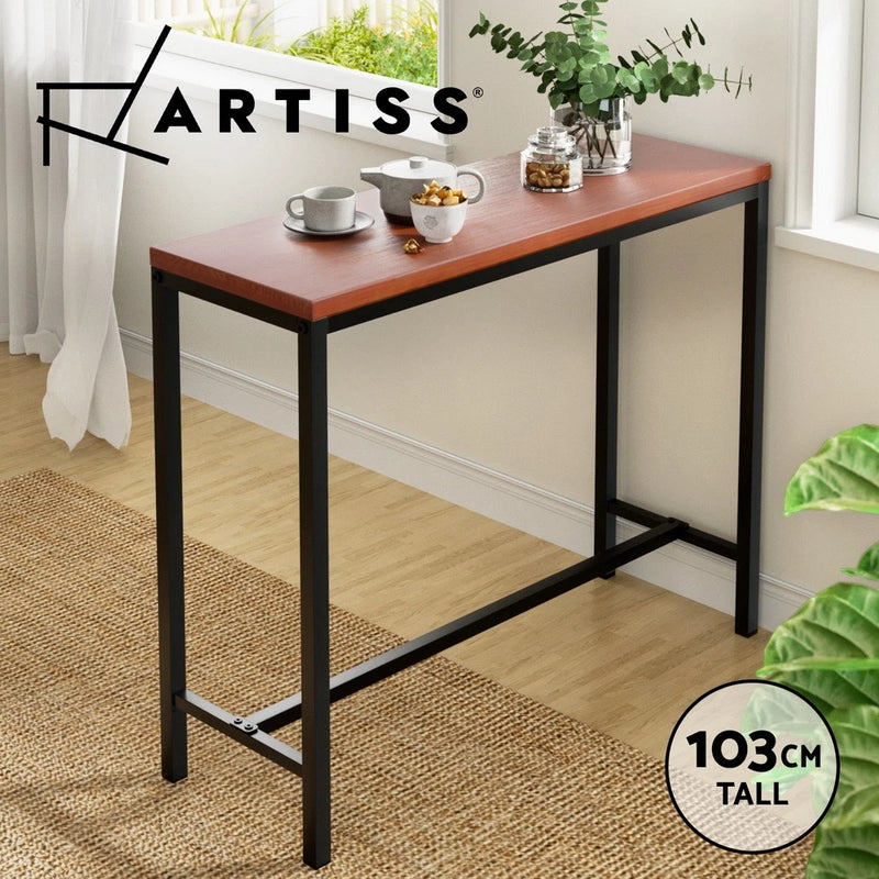 Artiss Bar Table Vintage Industrial Kitchen Cafe Office Desk