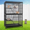 i.Pet Rabbit Cage Indoor Hutch Guinea Pig Bird Ferret Cat Hamster 142cm 4 Level