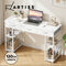 Artiss Computer Desk Drawer Shelves Home Office Study Table 120CM White