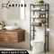 Artiss Over Toilet Bathroom Storage Rack Space Saving 4 Tier Organiser Black