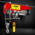 Giantz Electric Hoist Winch 125/250KG Rope Tool Remote Chain Lifting Cable 18M