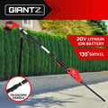 Giantz 20V Lithium-Ion Cordless Pole Hedge Trimmer Garden Pruner Electric Cutter