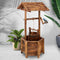 Gardeon Garden Ornaments decor Outdoor Wishing Well Planter Bucket Wooden Decor