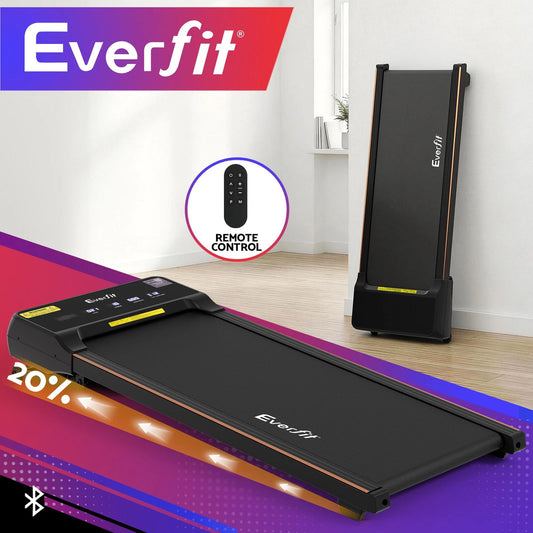 Everfit 3 in 1 Walking Pad Treadmill 20% Auto Incline Under Desk 40cm Belt
