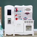 Keezi Kids Kitchen Set Pretend Play Wooden Boys Girls Toys Cooking Sets Kit