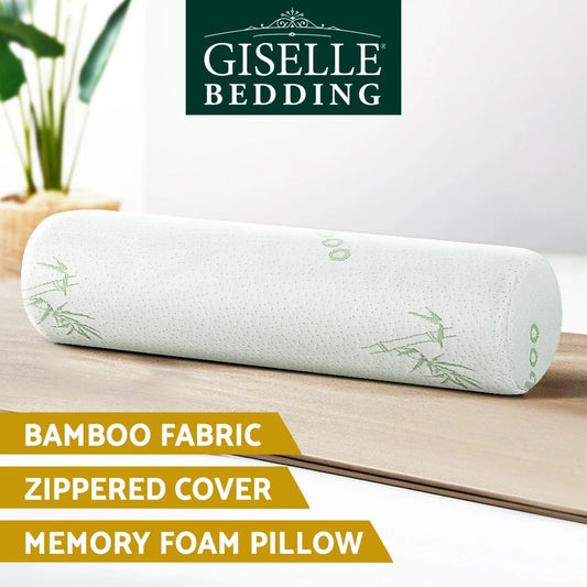 Giselle Bedding Memory Foam Pillow Bamboo Pillows Cushion Neck Support Cover