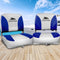 Seamanship 2X Folding Boat Seats Seat Marine Seating Set All Weather Swivels B&G