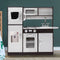 Keezi Kids Wooden Kitchen Pretend Play Sets Fridge Phone Cooking Toys Children