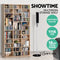 Artiss Bookshelf Display Shelves CD DVD Storage Rack Stand Bookcase Oak BERT