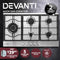 Devanti Gas Cooktop 90cm Kitchen Stove Cooker 5 Burner Stainless Steel NG/LPG