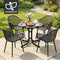 Gardeon 5PCS Outdoor Dining Set Table and Chairs Patio Furniture Garden Diamond