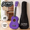 Alpha Ukulele Soprano Beginner Acoustic Small Guitar Kids Strings 21 Inch Purple
