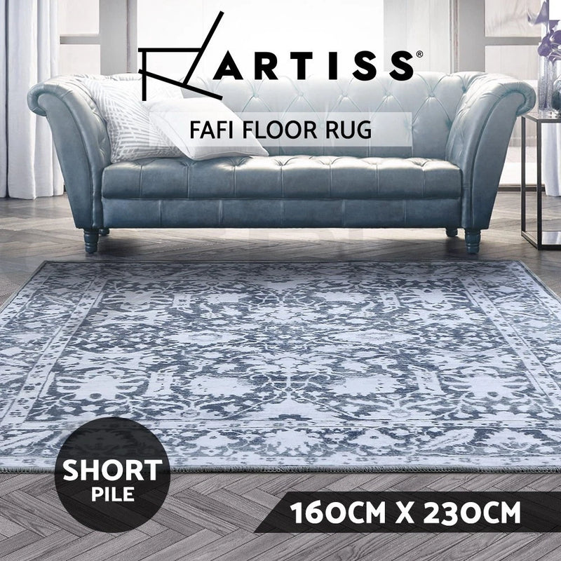Artiss Floor Rugs 160x230cm Area Mat Large Carpet Soft Short Pile Modern Fafi