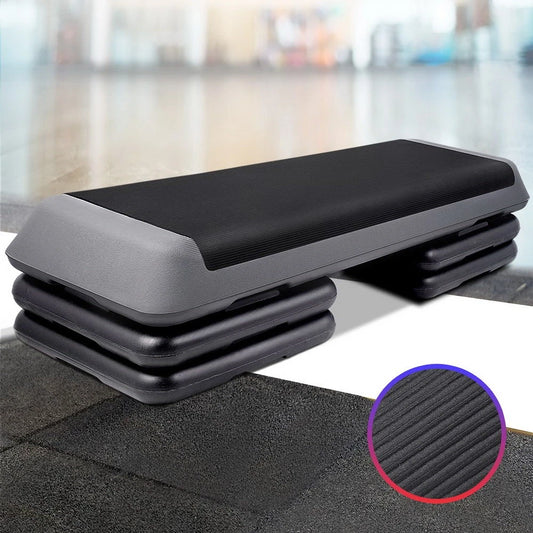 Everfit Aerobic Step Exercise Stepper Riser Steps 110cm Gym Cardio Home
