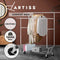 Artiss Clothes Rack Airer Double Rail Stand Metal Adjustable Hanger Portable