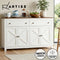 Artiss Buffet Sideboard Cupboard Storage Cabinet Kitchen 2 Drawers 140CM White