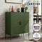 Artiss Buffet Sideboard Cupboard Cabinet Storage 2 Doors Locker Metal Green