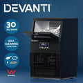 Devanti Commercial Ice Maker Machine 30kg Ice Cube Tray Bar Stainless Steel