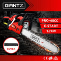 Giantz Petrol Chainsaw Chain Saw E-Start Commercial 45cc 16'' Top Handle Tree