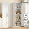 Artiss 2x Buffet Sideboard Cabinet Pantry Hutch Kitchen Storage Organiser White