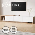 Artiss TV Unit Extendable Entertainment Unit 190-260cm Storage Drawers Stand