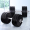 Everfit 35kg Dumbbells Dumbbell Set Weight Training Plates Home Gym Exercise