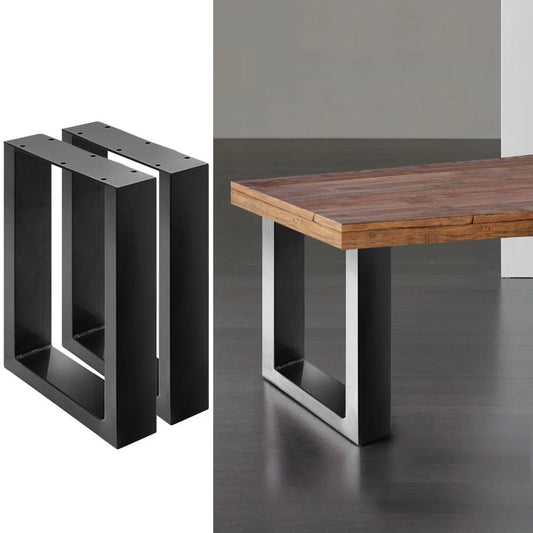 Artiss 2x Coffee Dining Table Legs Steel Industrial Vintage Bench Metal BOX 40CM