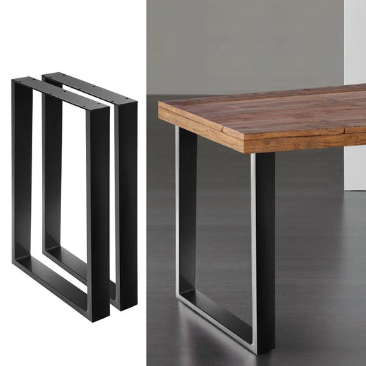 Artiss 2x Coffee Dining Table Legs Steel Industrial Vintage Bench Metal BOX 65CM
